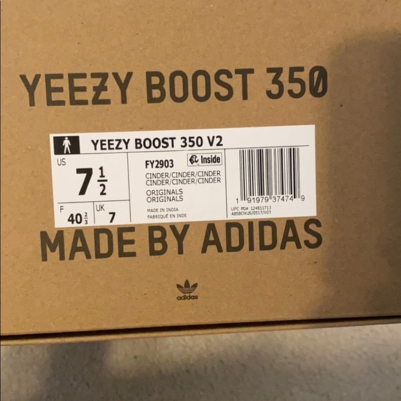 Yeezy 350 Boost Cinder (SOLD) - Picture 3 of 3